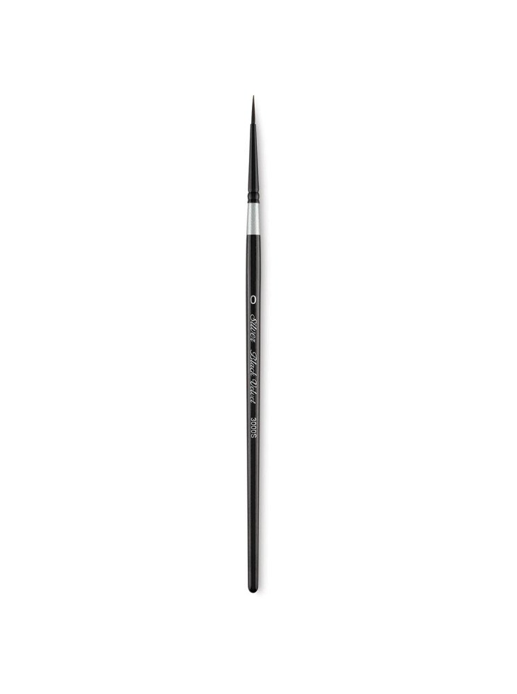 Pinceau rond en poils d'écureuil et filaments synthétiques n°0 - Silver Brush - Black Velvet