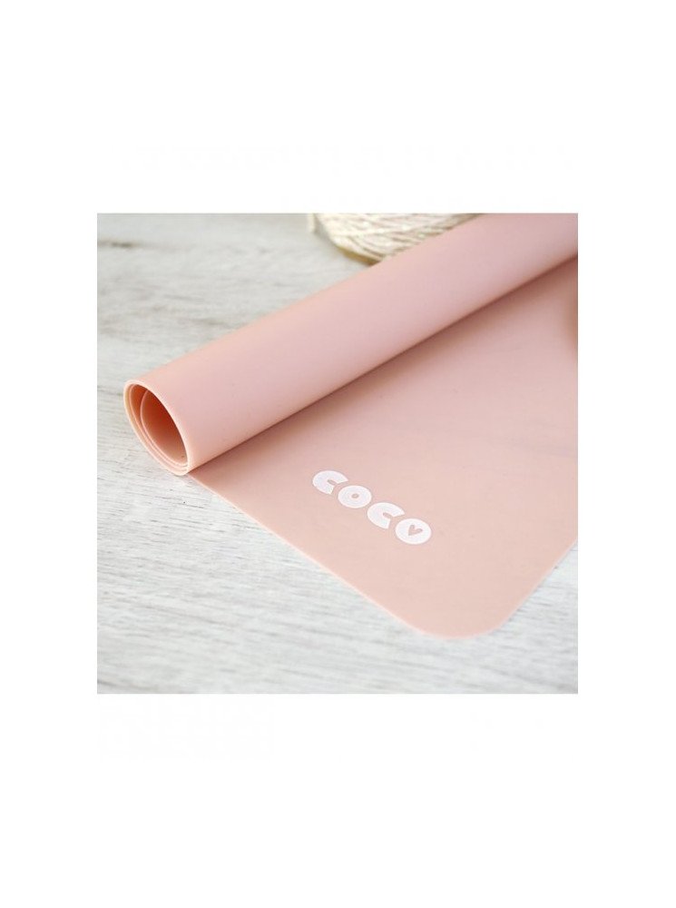 Tapis anti adhésif en silicone rose - Rita Rita