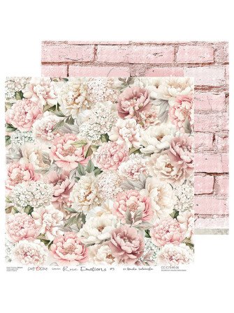 Pack papiers Mix  - Collection "Rose Emotions"  - Craft O'Clock