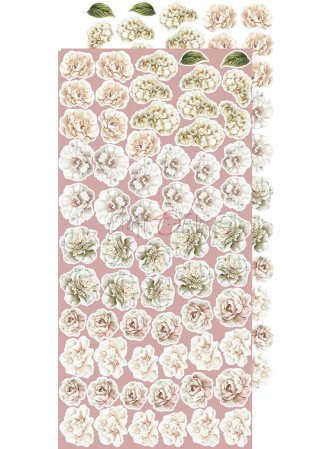 Pack de décors à découper - Flowers & More - Collection  "Rose Emotions"  - Craft O'Clock