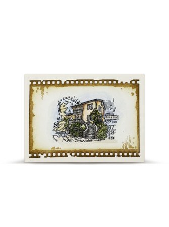 Tampon clear N° 1256 : Homebound - Collection "Whimsy Dwellings" - Aall & Create