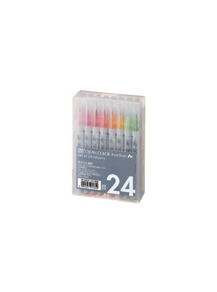 Set de 24 Clean Color Real Brush - Kuretake
