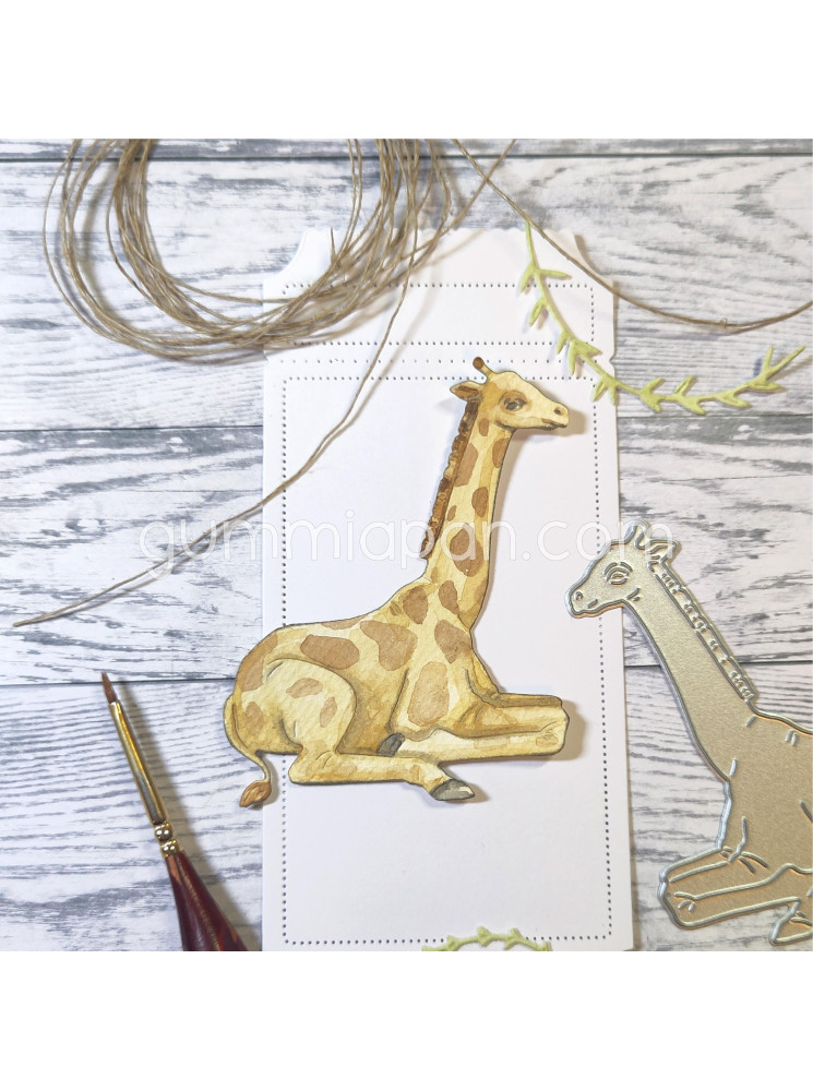 Girafe - Dies - Collection "Zoo" - Gummiapan