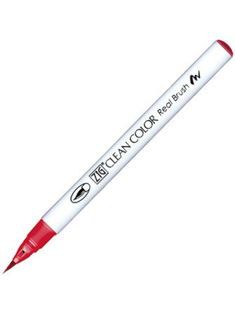 Rose Red - 211 - Clean Color Real Brush - Kuretake