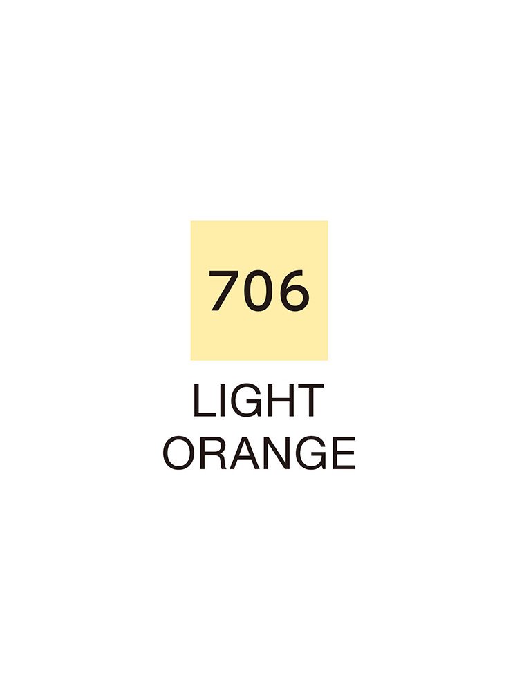 Light Orange - 706 - Clean Color Real Brush - Kuretake