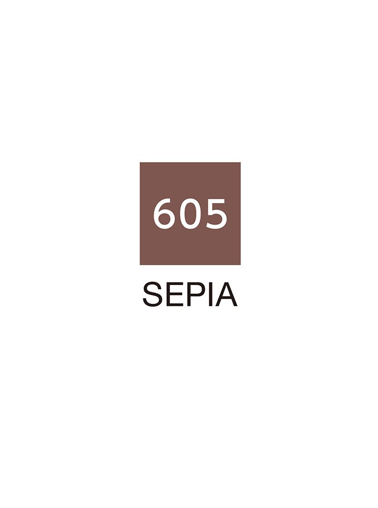 Sepia - 605 - Clean Color Real Brush - Kuretake