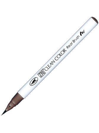 Burnt Umber - 606 - Clean Color Real Brush - Kuretake