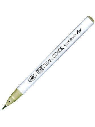 Light Moss Green - 421 - Clean Color Real Brush - Kuretake