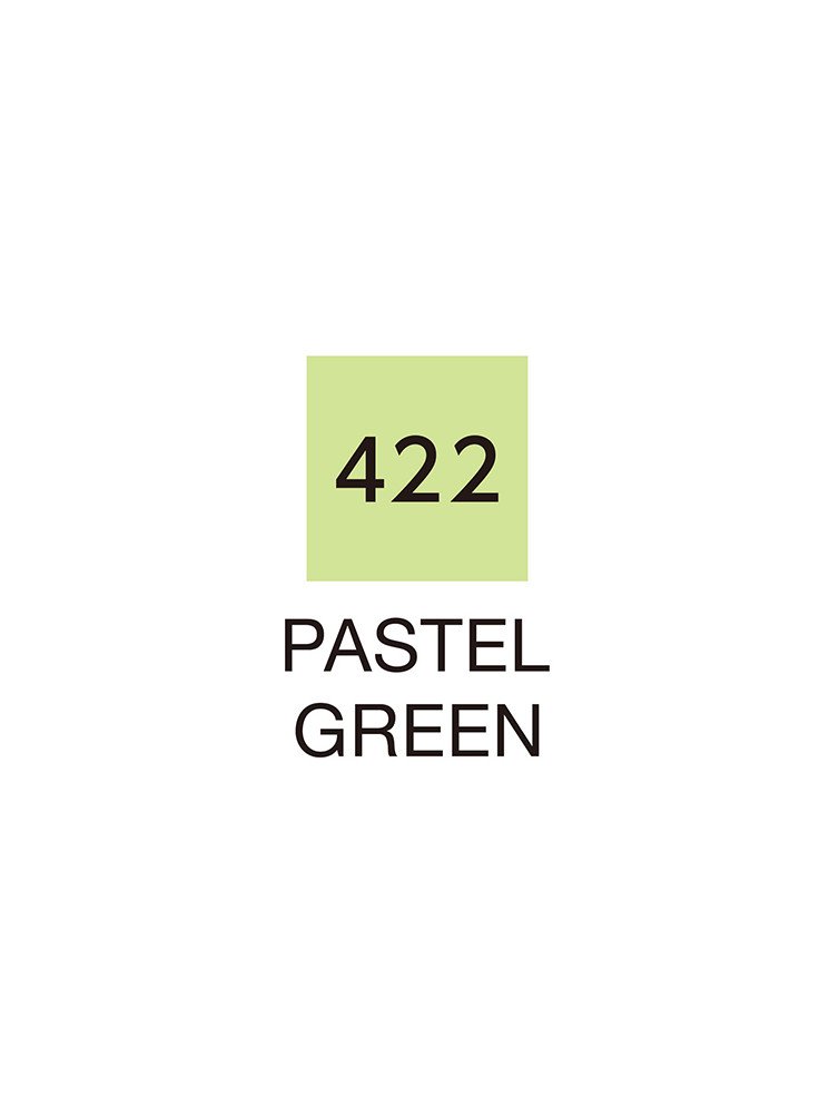 Pastel Green - 422 - Clean Color Real Brush - Kuretake