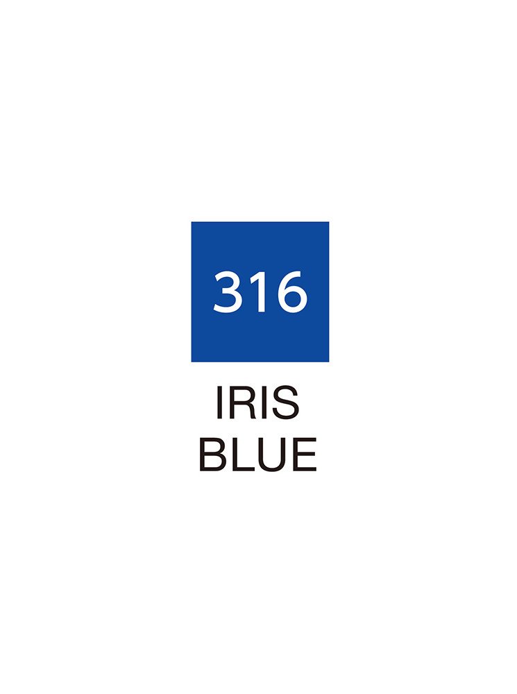 Iris Blue - 316 - Clean Color Real Brush - Kuretake