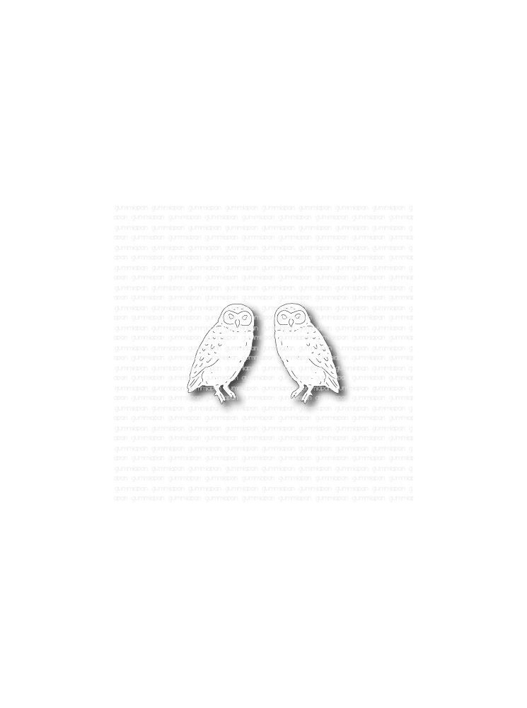 Hiboux - Dies - Collection "Zoo"- Gummiapan
