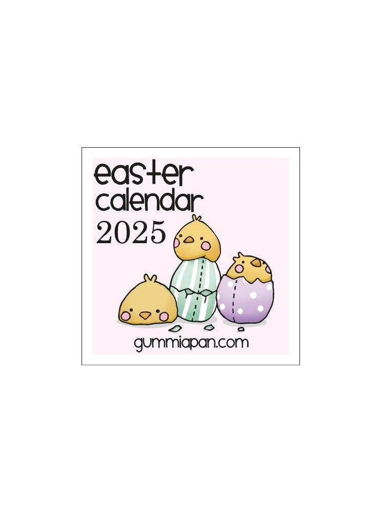 Calendrier de Pâques - Dies - Gummiapan