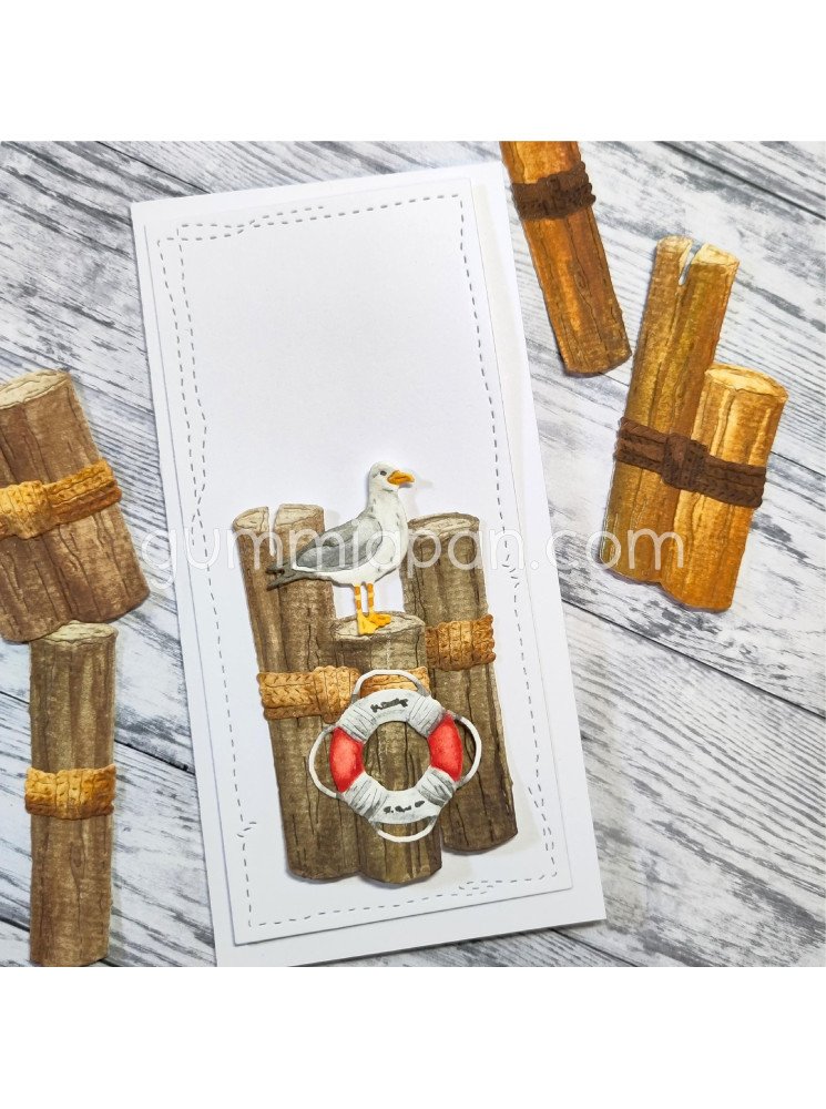 Piquets en bois - Dies - Gummiapan