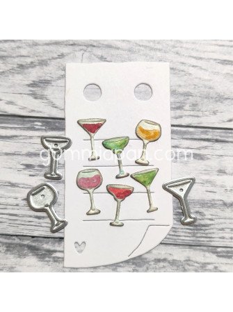 Set de 3 petits verres -...