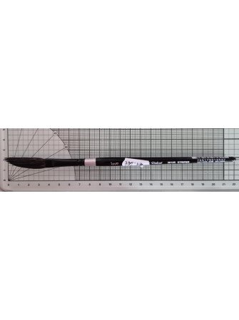 Pinceau "striper"en poils d'écureuil et filaments synthétiques n°3/8 - Silver - Black Velvet