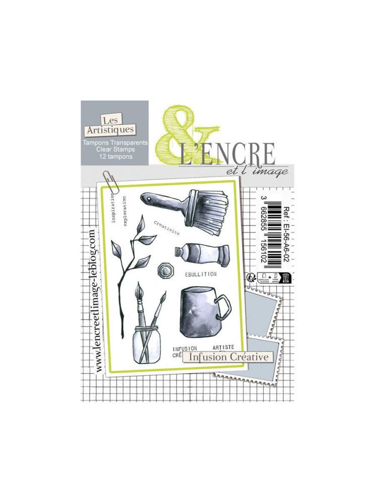 Infusion Créative - Tampon clear - Collection 56 "Capsule février 2025" - L'Encre & l'Image