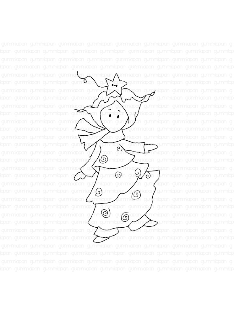 Minnie Star - Tampon Cling - Gummiapan