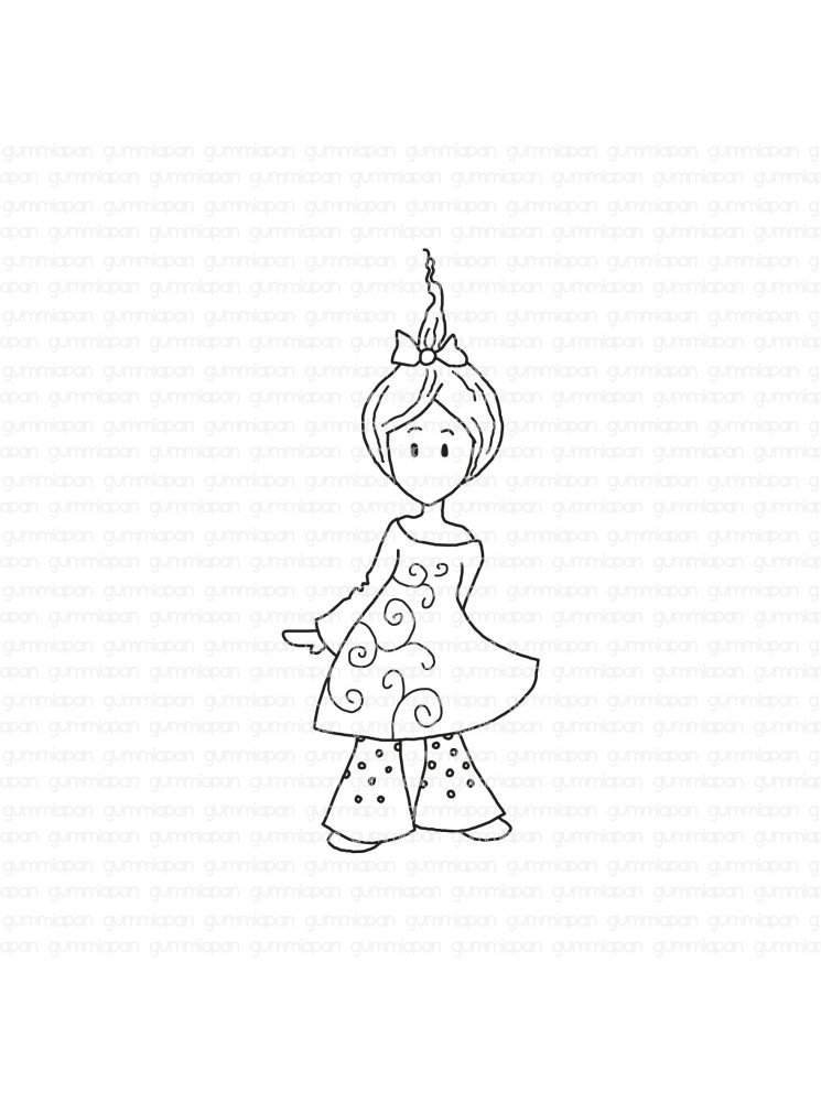 Minnie dance - Tampon Cling - Gummiapan