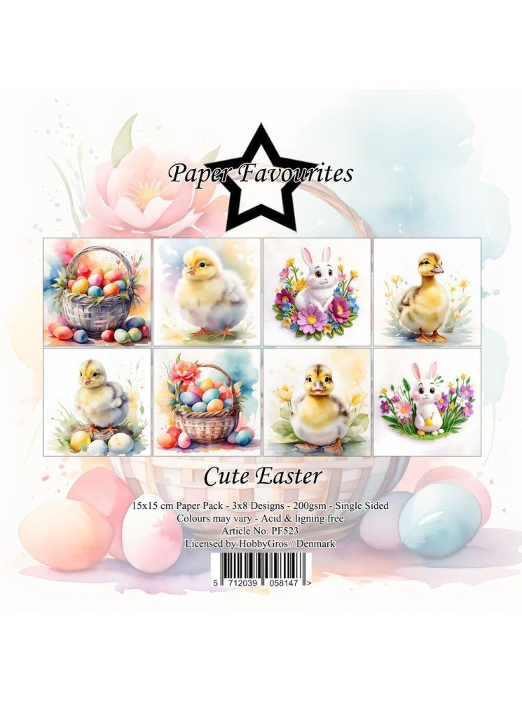 Pack papiers - Collection "Cute Easter" - Paper Favourites