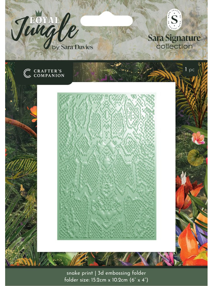 Snake Print  - Classeur d'embossage - Collection "Royal Jungle" - Crafter's Companion
