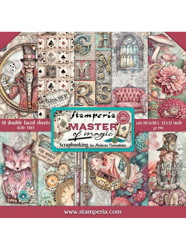 Pack papiers  - Collection "Master of Magic" - Stamperia