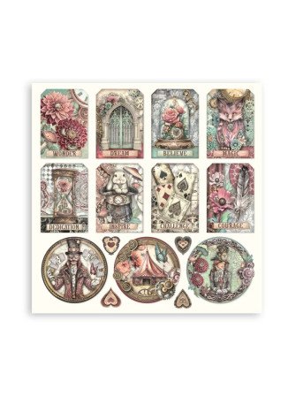 Maxi Pack papiers 20 x 20 cm - Collection "Master of Magic" - Stamperia