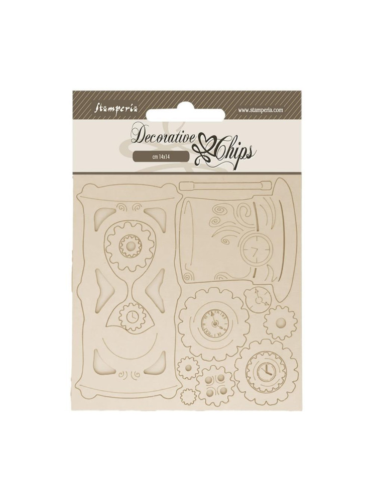 Hourglass - Collection "Master of Magic" - Décorative Chips - Stamperia