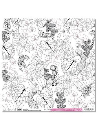 Pack papiers - Collection "Holi Days" - Les Ateliers de Karine