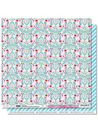 Pack papiers - Collection "Holi Days" - Les Ateliers de Karine