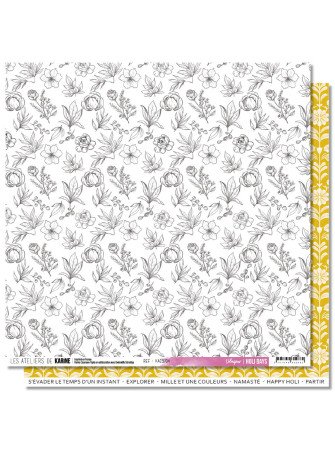 Pack papiers - Collection "Holi Days" - Les Ateliers de Karine