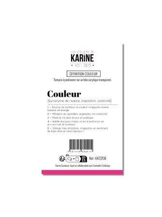 Définition couleur - Tampon...