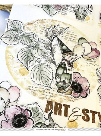 Art & style - Tampon clear - collection "Insouciance" - Lorelaï Design