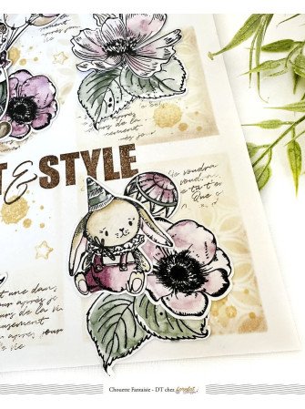 Art & style - Tampon clear - collection "Insouciance" - Lorelaï Design