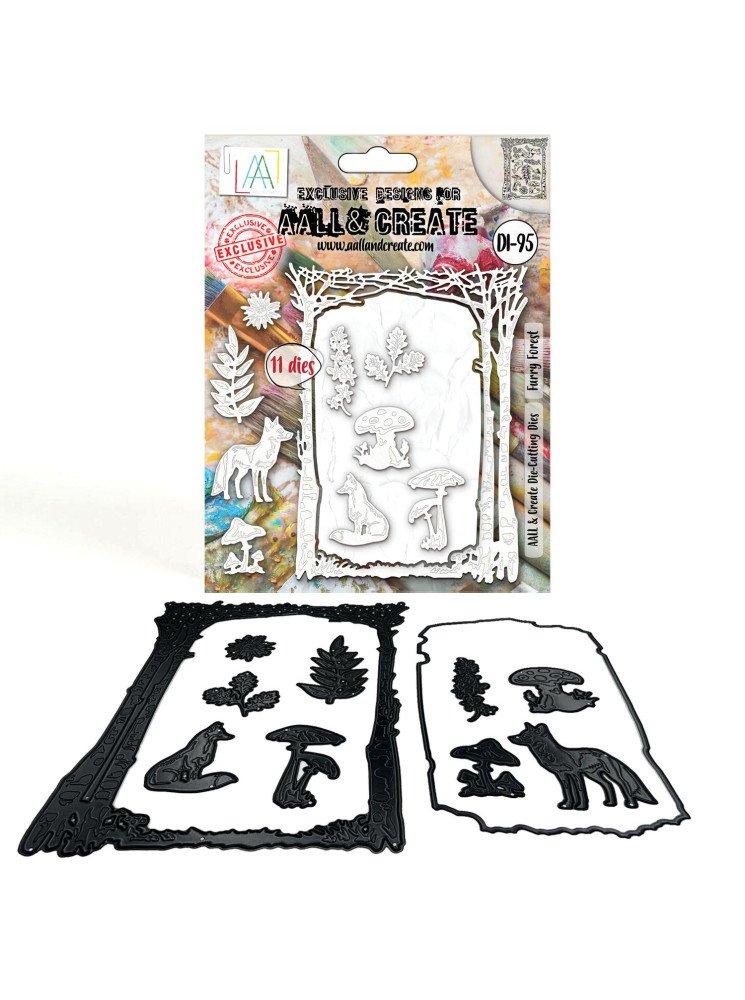 Furry Forest - Collection "Forest Tales" - Dies 95 - Matrice de découpe - Aall & create