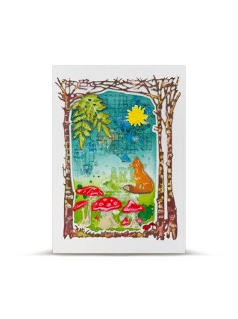 Furry Forest - Collection "Forest Tales" - Dies 95 - Matrice de découpe - Aall & create
