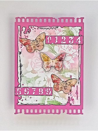 Stencil N°240 - Wild Rose - Collection "Ethereal Garden" - Aall & create