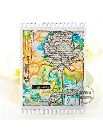 Stencil N°240 - Wild Rose - Collection "Ethereal Garden" - Aall & create