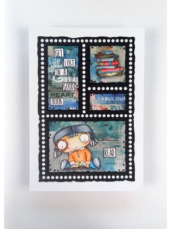Pack de papiers imprimés A6 - Graphic Grace - Collection "Patchwork Impressions"  - Aall & Create