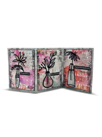 Pack de papiers imprimés A5 - Hotchpotch - Collection "Patchwork Impressions"  - Aall & Create