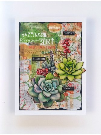 Pack de papiers imprimés A6 - Mish Mash - Collection "Artful Muse"  - Aall & Create