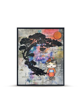 Pack de papiers imprimés A5 - Sketch Streams - Collection "Artful Muse"  - Aall & Create