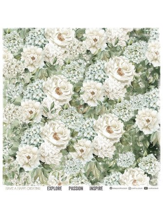 Pack papiers 20 x 20 cm - Mix - Collection "Cherished Memories" - Craft O'Clock