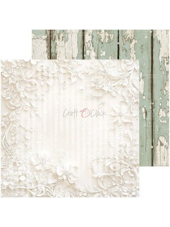 Pack papiers 20 x 20 cm - Mix - Collection "Cherished Memories" - Craft O'Clock