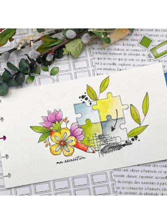 Tampons clear - Chromatique  - Collection "Vibrations" - Chou & Flowers