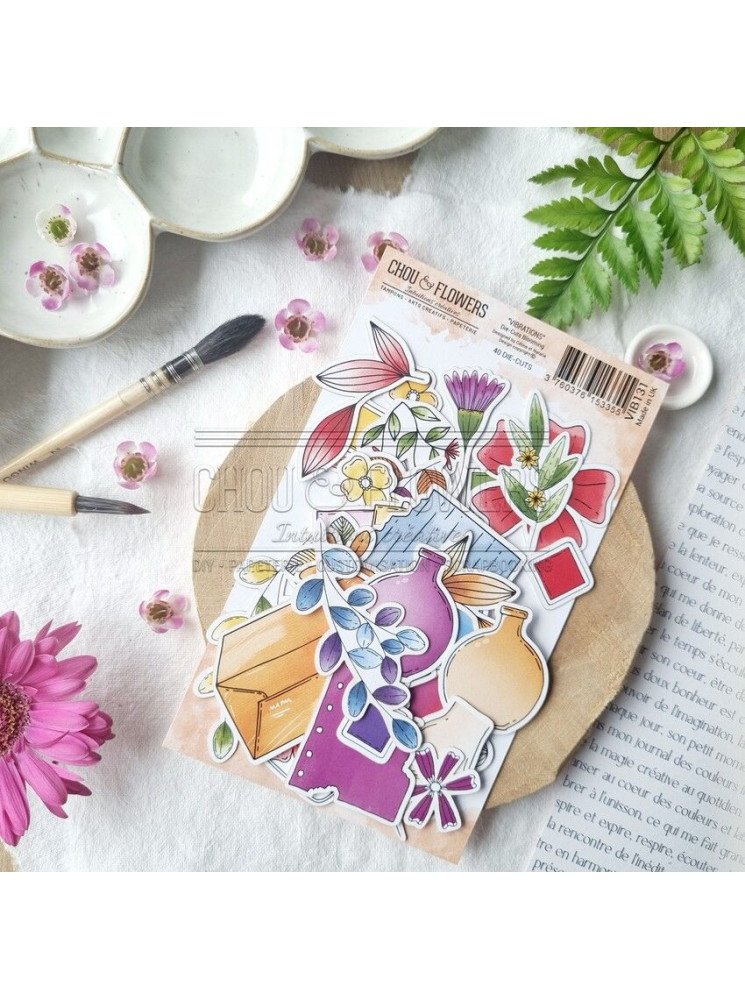 Die cuts Blooming - Collection "Vibrations" - Chou & Flowers