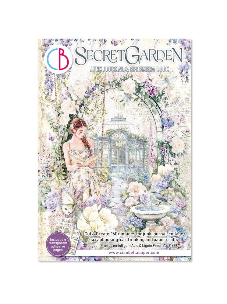 Junk Journal & Ephemera Book - Secret Garden - Ciao Bella