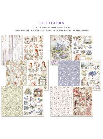 Junk Journal & Ephemera Book - Secret Garden - Ciao Bella