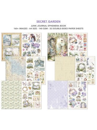 Junk Journal & Ephemera Book - Secret Garden - Ciao Bella
