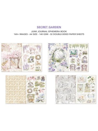 Junk Journal & Ephemera Book - Secret Garden - Ciao Bella