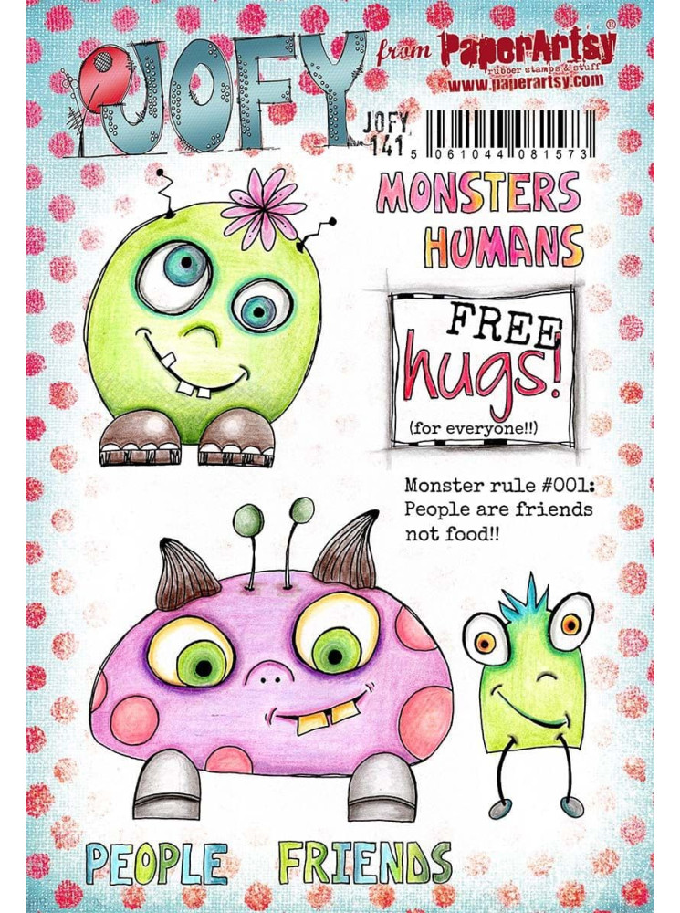 Tampon cling - Set 141 - Collection JOFY - PaperArtsy